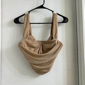 (Only worn once) Windsor Tan Corset Top
